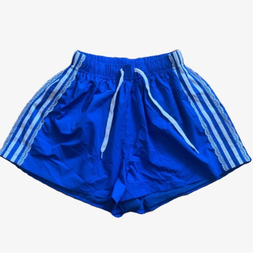 La Hearts Blue Lacy Athletic Shorts